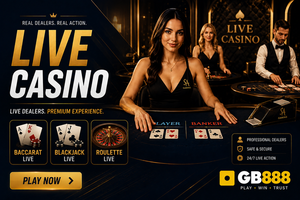 Live Casino Singapore GoldBet888 Real Dealers HD Streaming