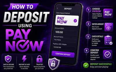 How To Deposit Using PayNow