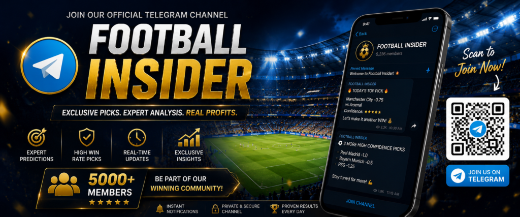 Football Insider Telegram community for GB888 Singapore